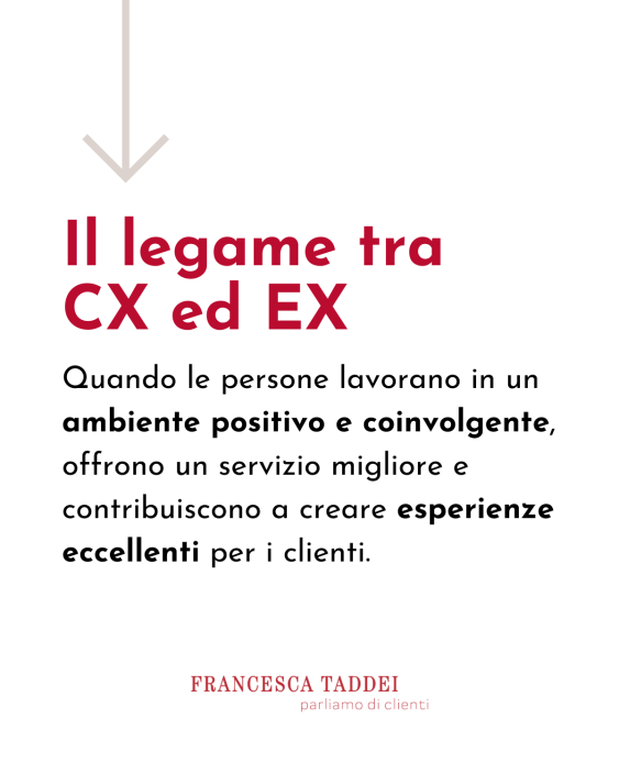 Il legame tra customer experience ed employee experience.